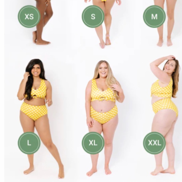 NWT Imagine Perry x Jillian Harris Two Piece Yellow Polka Dot Large - Picture 3 of 6